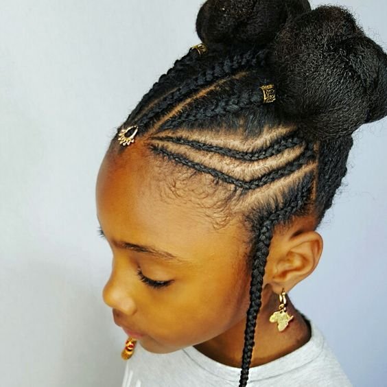 Top braided hairstyles with beads for kids and teens