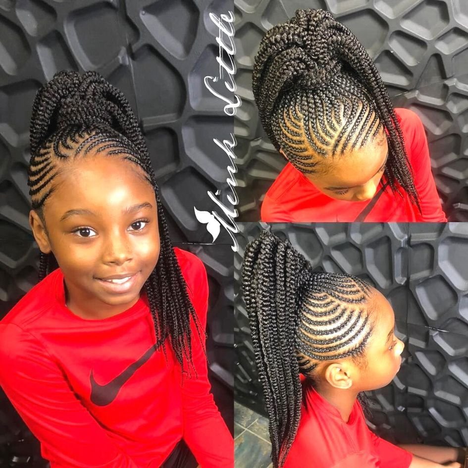 Top braided hairstyles with beads for kids and teens