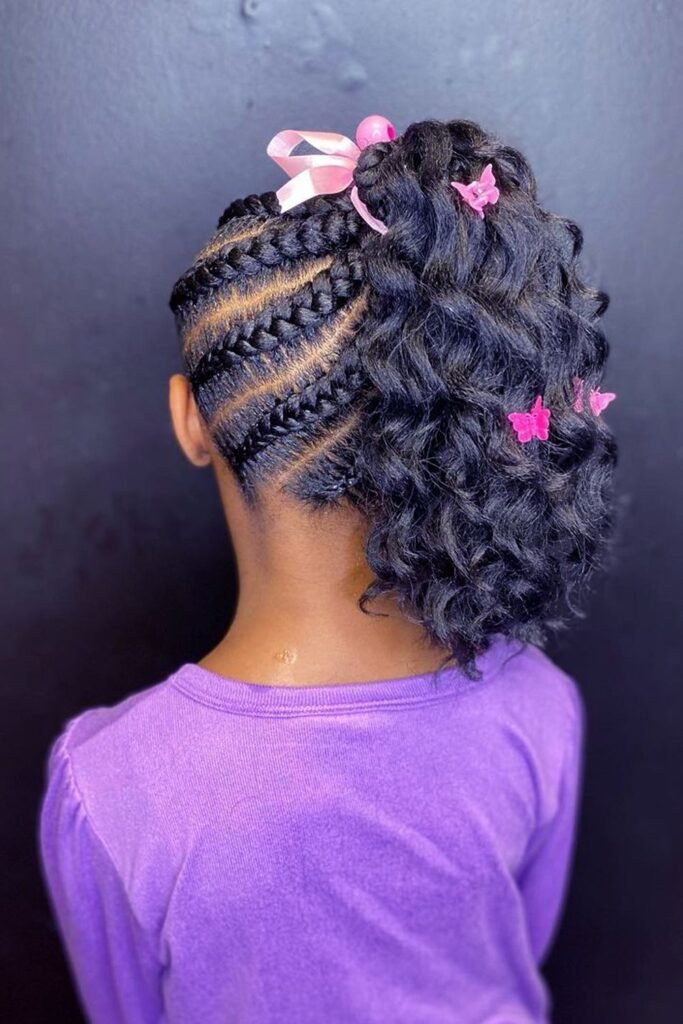 Top braided hairstyles with beads for kids and teens