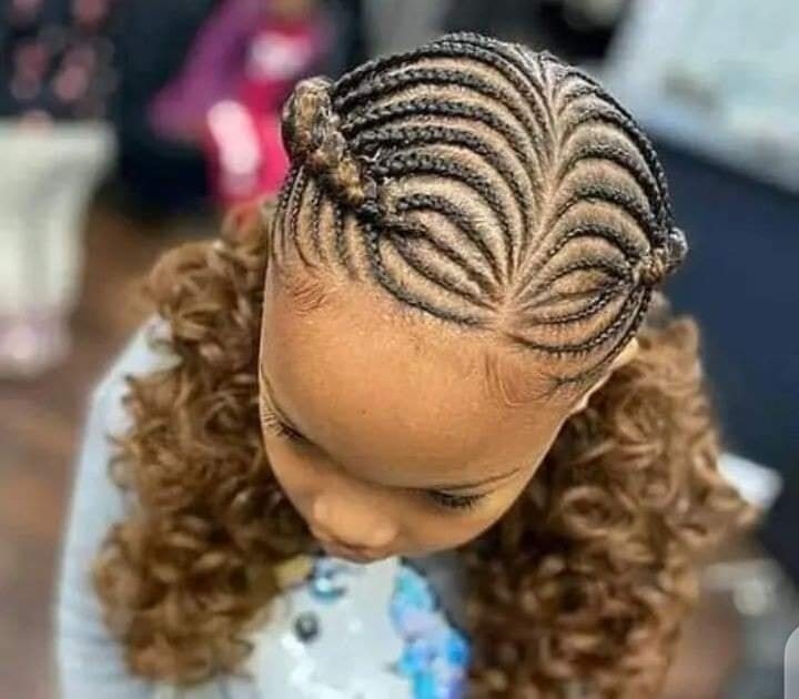 20+ PHOTOS Cornrow braids for kids