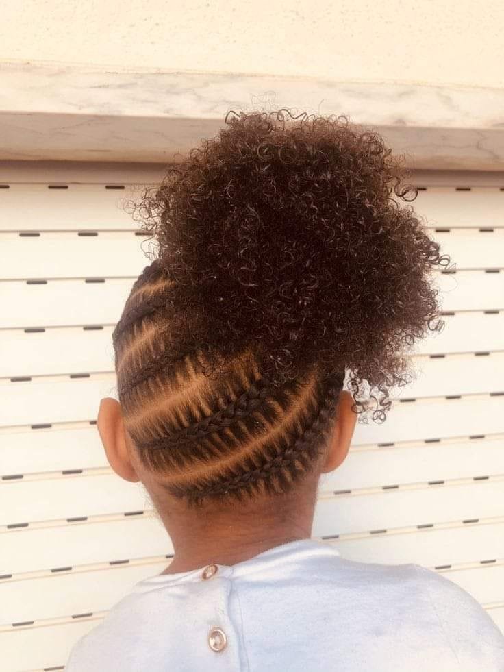 20+ PHOTOS Cornrow braids for kids