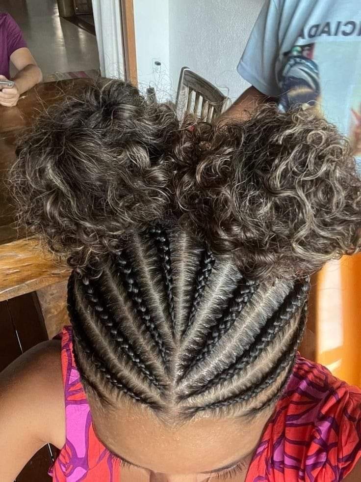 20+ PHOTOS Cornrow braids for kids