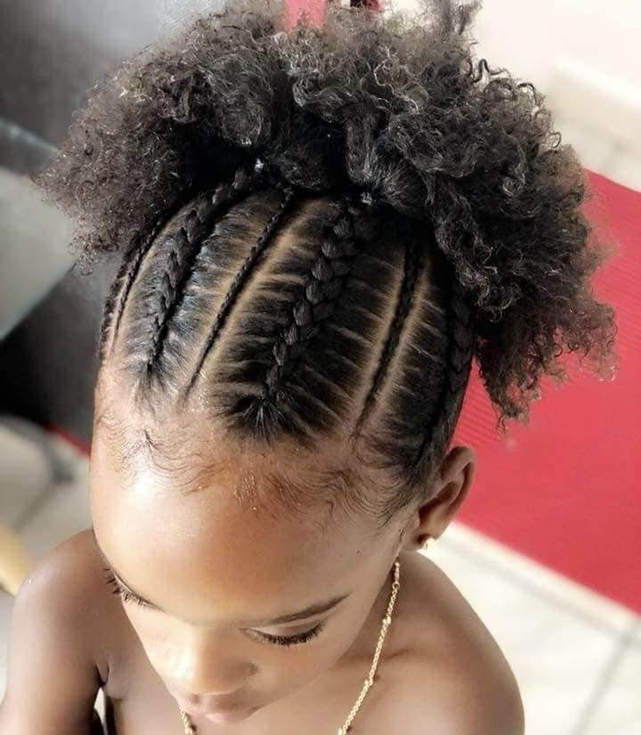 20+ PHOTOS Cornrow braids for kids