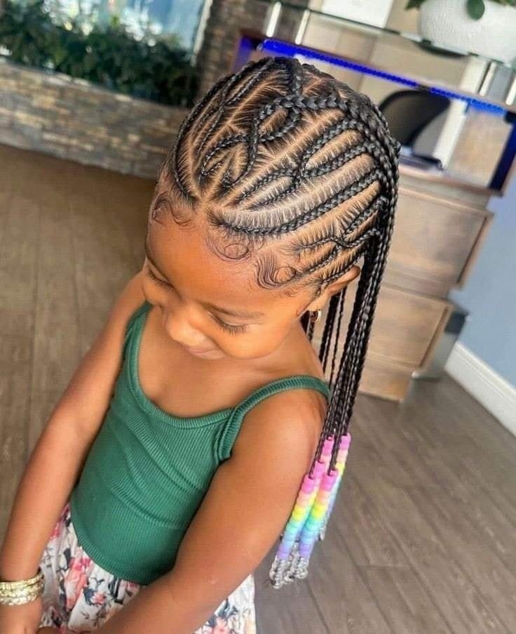 20+ PHOTOS Cornrow braids for kids