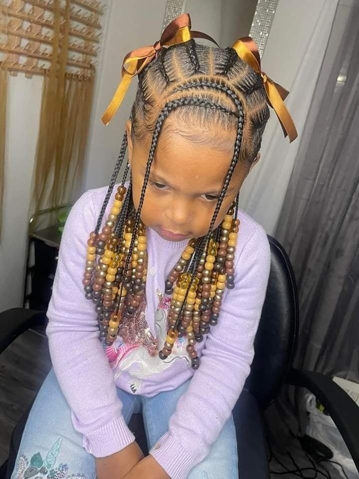 20+ PHOTOS Cornrow braids for kids