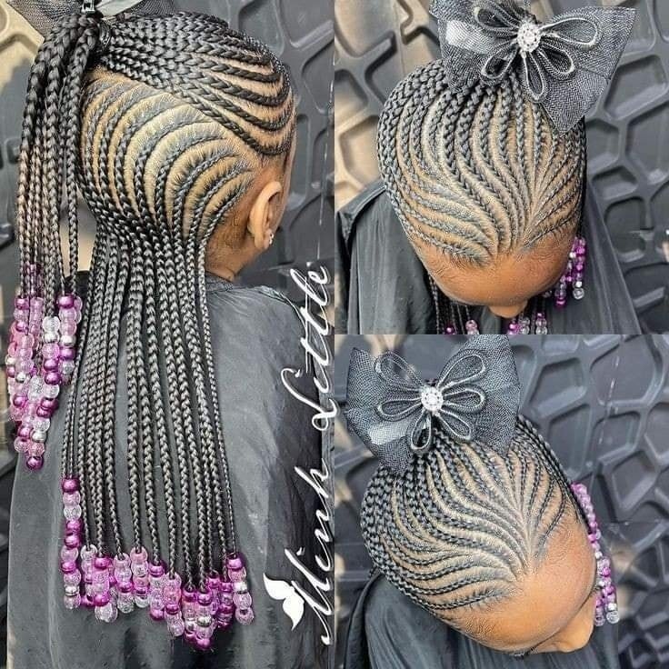 20+ PHOTOS Cornrow braids for kids