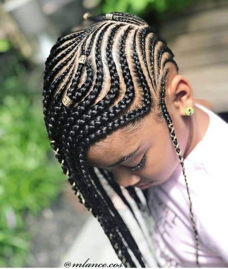 20+ PHOTOS Cornrow braids for kids