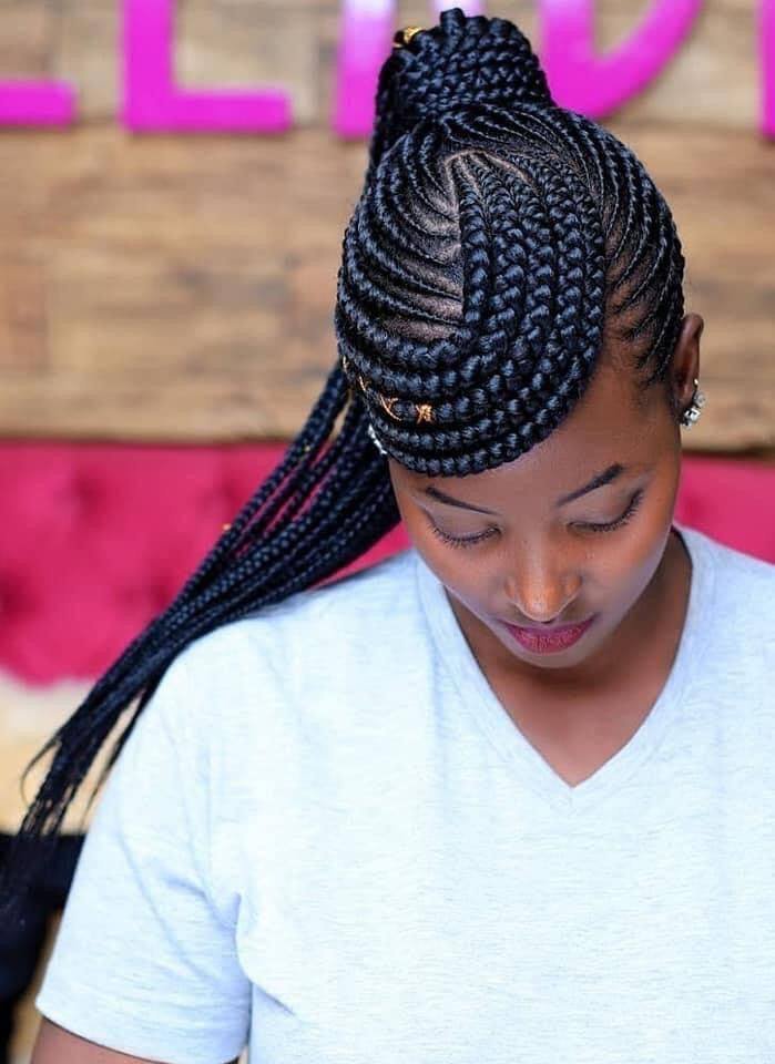 20 PHOTOS Premium Cornrow Hairstyles for Natural Hair