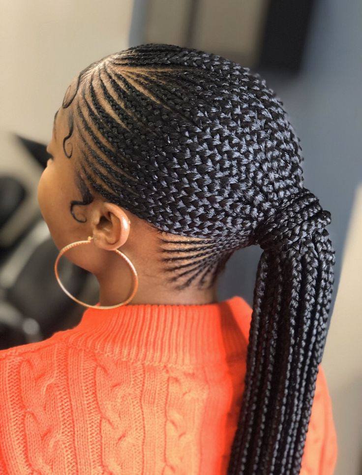 20 PHOTOS Premium Cornrow Hairstyles for Natural Hair