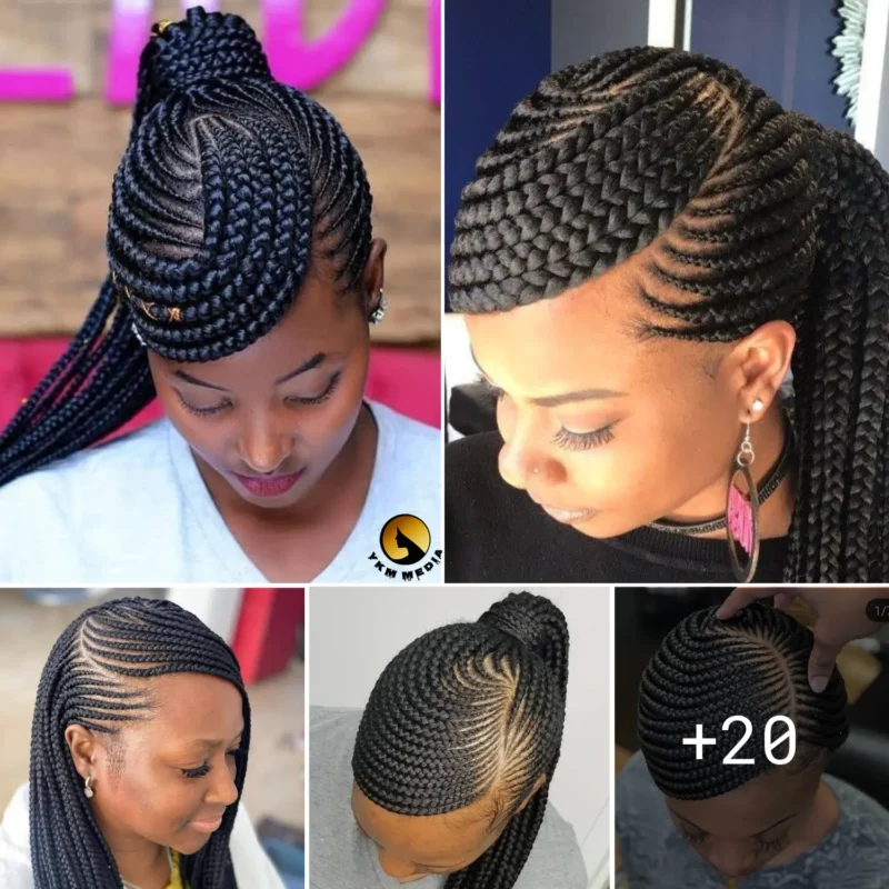 20 PHOTOS Premium Cornrow Hairstyles for Natural Hair