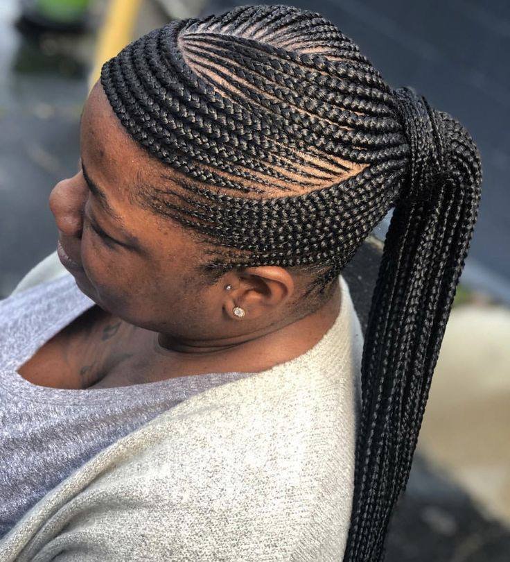 20 PHOTOS Premium Cornrow Hairstyles for Natural Hair