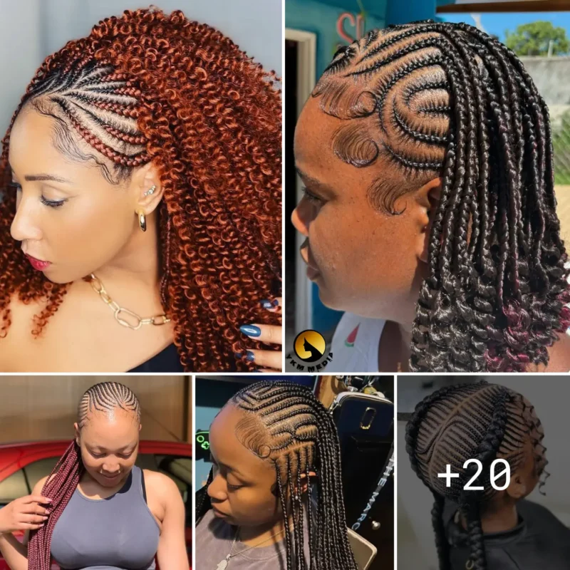 20 PHOTOS Premium braided hairstyles with highlights for wedding guests