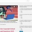 300+ YouTube Copyright School Answers and Questions 2025