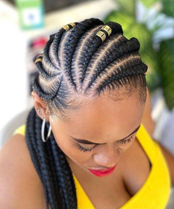 20 PHOTOS Designer Cornrow Hairstyles for Upscale Events 