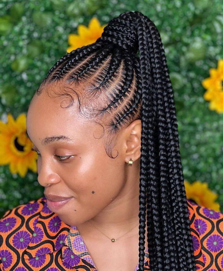20 PHOTOS Designer Cornrow Hairstyles for Upscale Events 