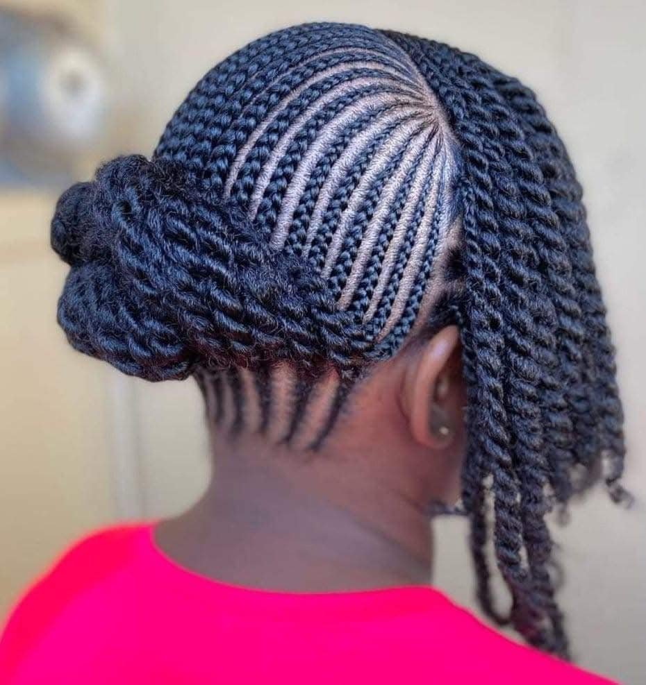 20 PHOTOS Exclusive Braid Patterns for Black Women
