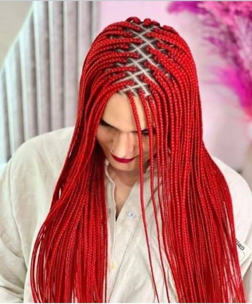 20 PHOTOS Hairstyles for Interviews – Box Knotless Braided Styles