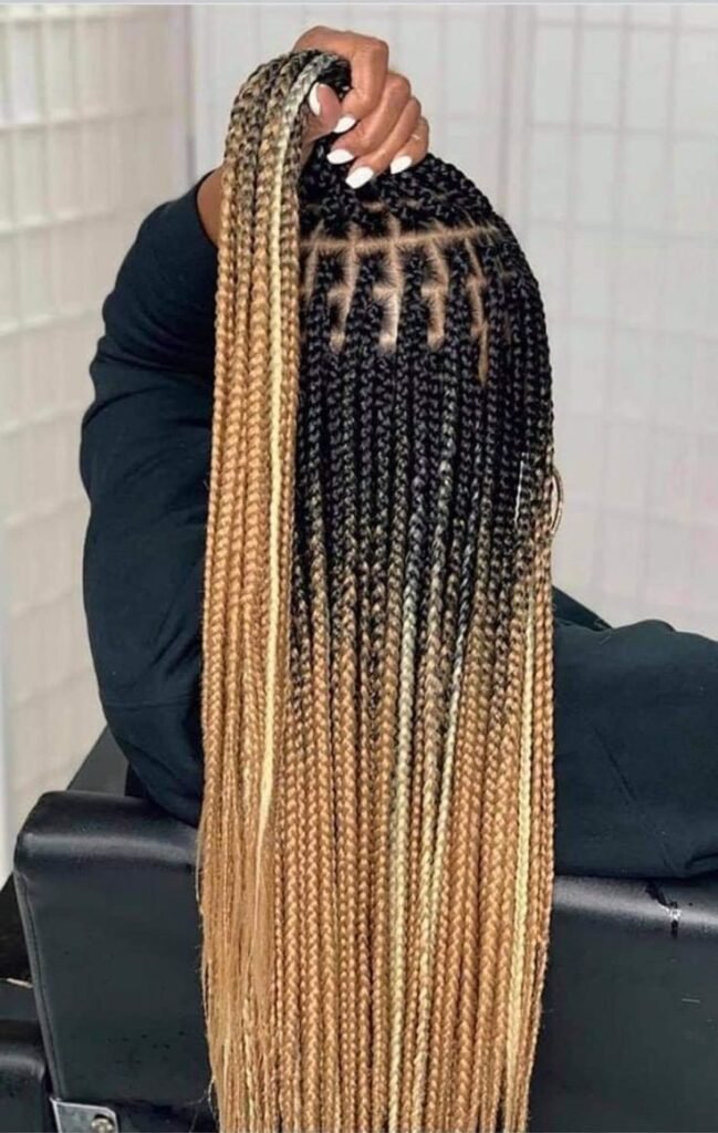 20 PHOTOS Hairstyles for Interviews – Box Knotless Braided Styles