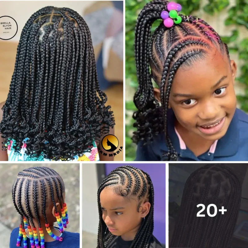 20 PHOTOS Kids cornrow hairstyles - Stylish & Unique