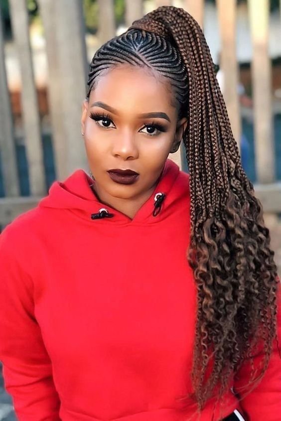 20 PHOTOS Luxury knotless curl braids for women