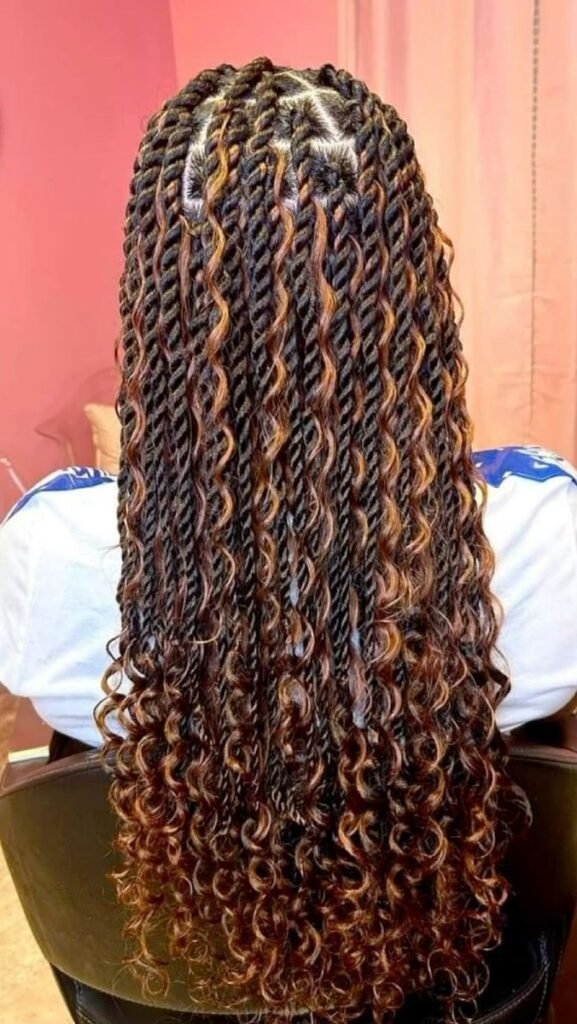 20 PHOTOS Luxury knotless curl braids for women