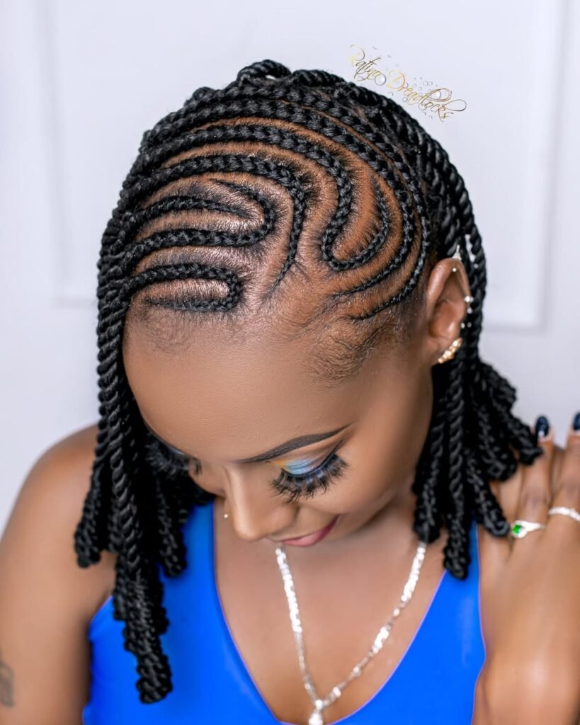 20 PHOTOS Goddess braids exclusive styles