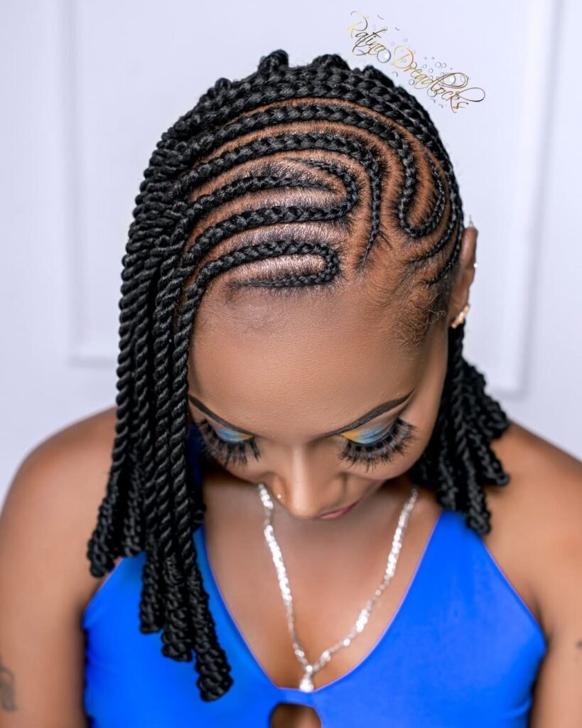 20 PHOTOS Goddess braids exclusive styles