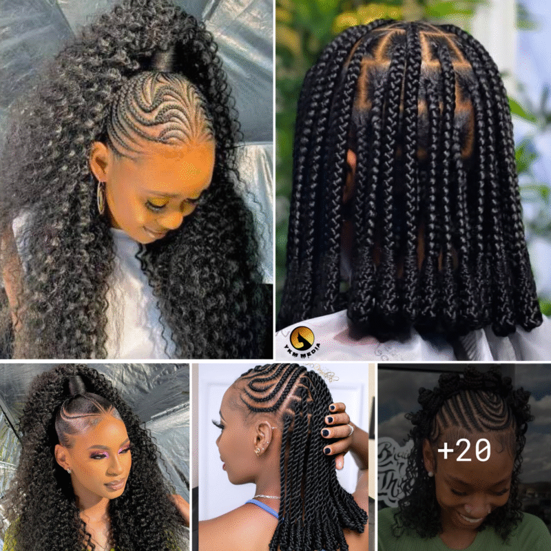 20 PHOTOS Goddess braids exclusive styles