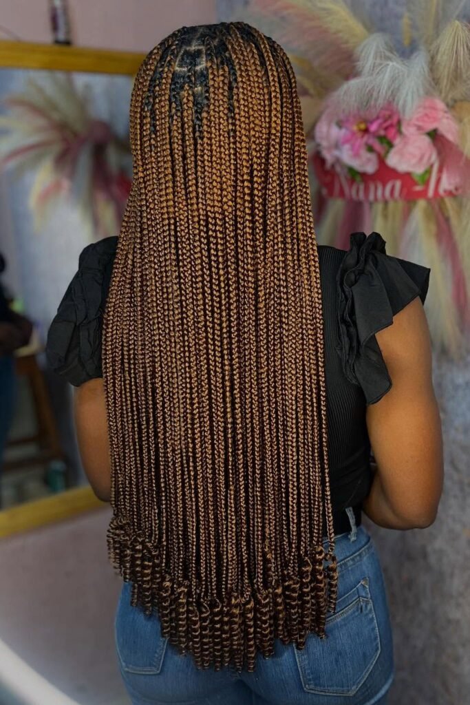 Women’s knotless braids deluxe styles - Luxury bridal African braids for women