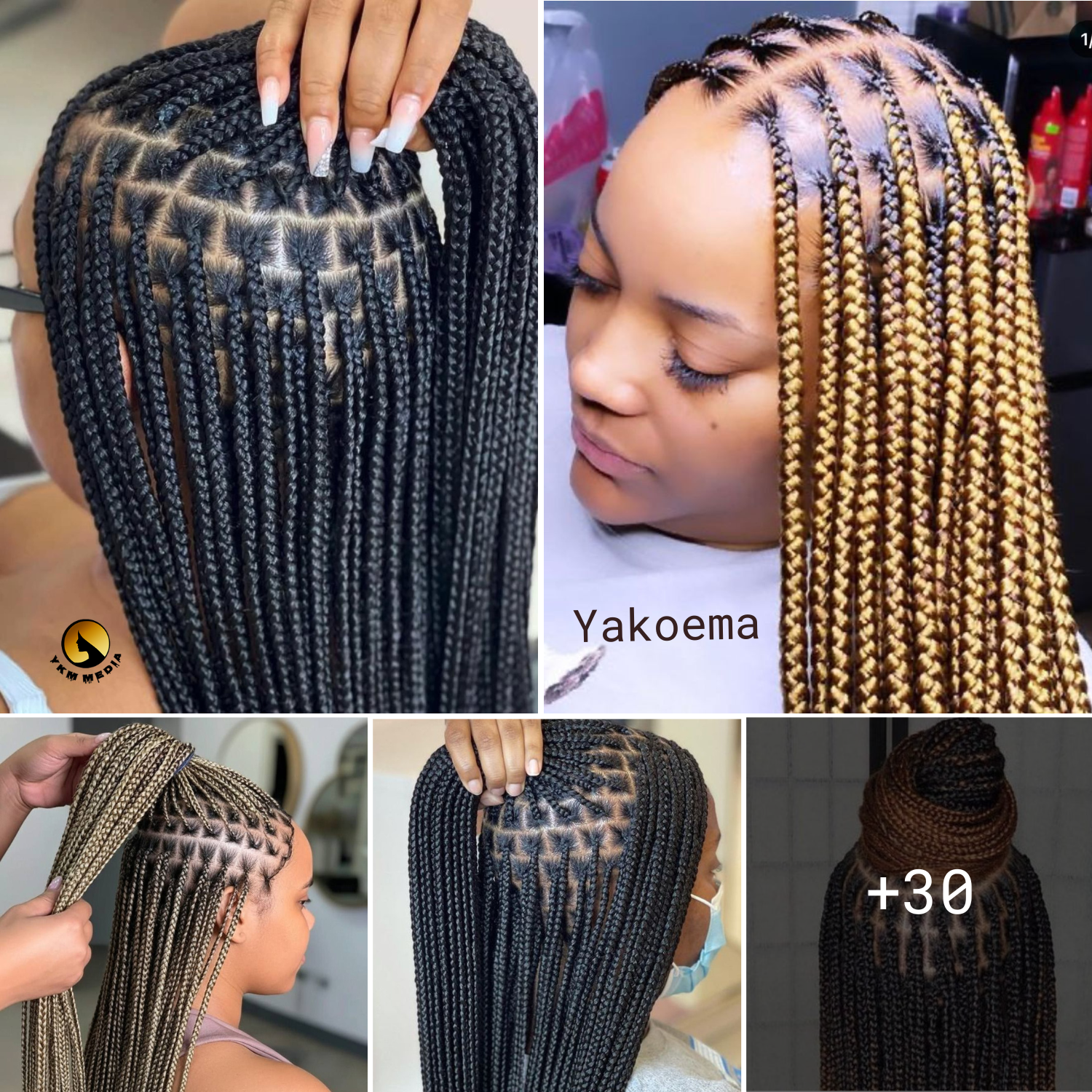 Women’s knotless braids deluxe styles – Luxury bridal African braids for women