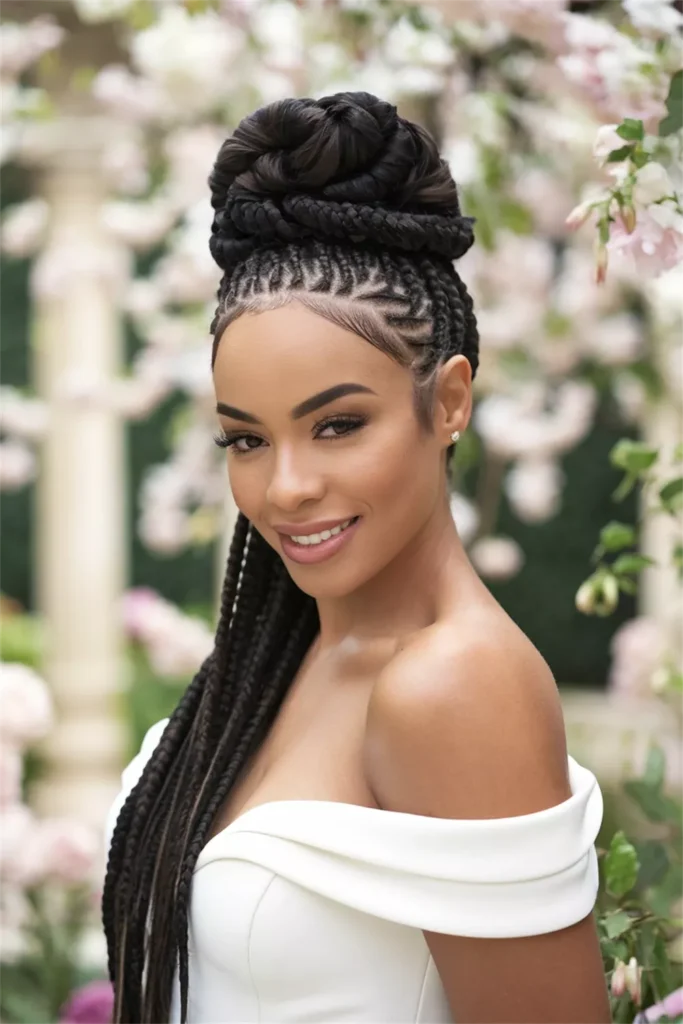 30 PHOTOS: Luxury bridal African braids for women