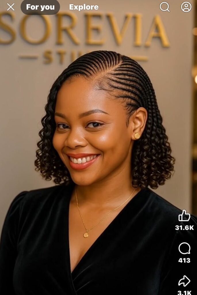 30 PHOTOS: Luxury bridal African braids for women