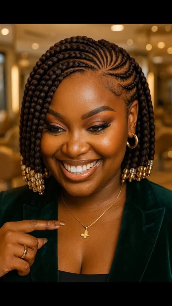 30 PHOTOS: Luxury bridal African braids for women
