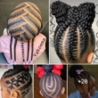 High-end kids stitch cornrows