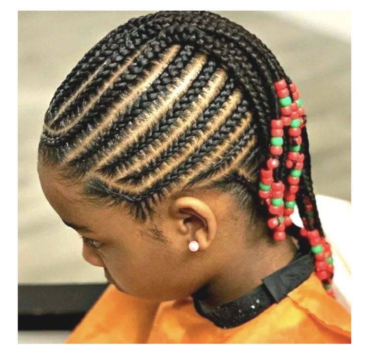 Luxury braided hairstyles for children