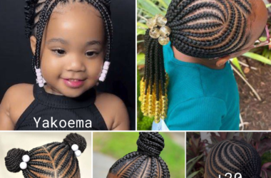 Luxury braided hairstyles for children