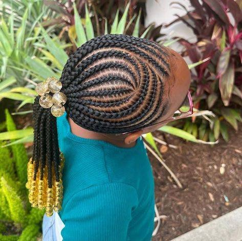 Luxury braided hairstyles for children