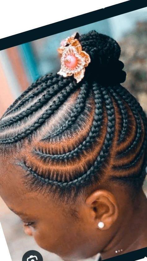 Luxury braided hairstyles for children