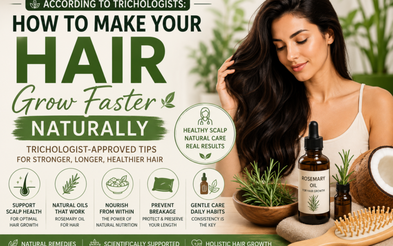 According to Trichologists How to Make Your Hair Grow Faster Naturally