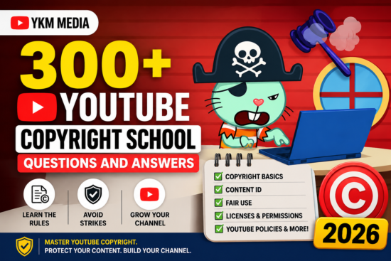300+ YouTube Copyright School Questions and Answers 2026